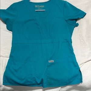 Grey's Anatomy Blue Fitted Short Sleeve T-Shirt